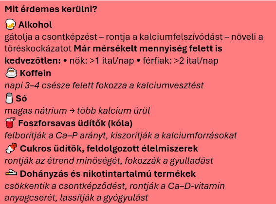 Csontok egészsége 2