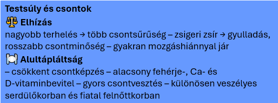 Csontok egészsége 3